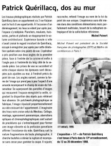 article de michel poivert dans le bulletin de l'association un/un