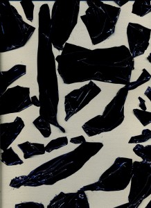 peaux de peinture bleue