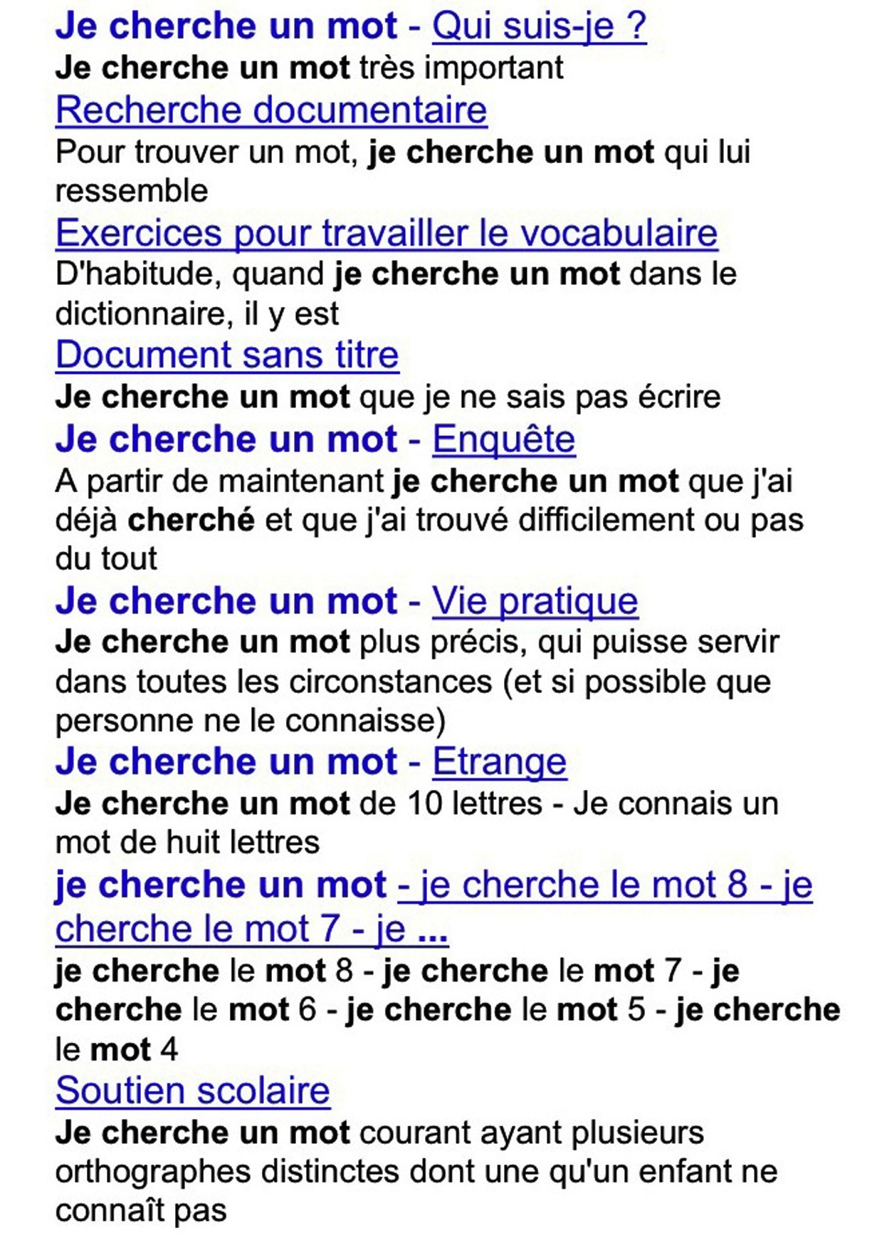 je cherche un mot2