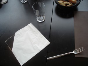 surlignage de table - miettes