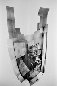 montage photographique in situ - appartement rue vulpian à paris - la chambre