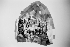 montage photographique in situ - appartement rue vulpian à paris - la chambre