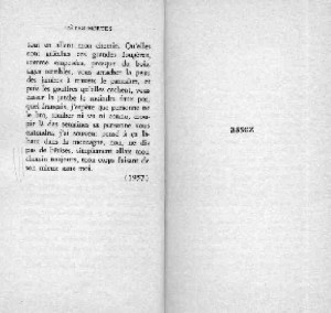 rature de samuel beckett - rature au flou