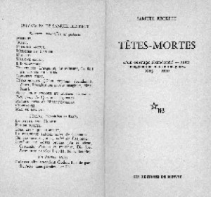 rature de samuel beckett - rature au flou