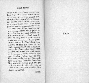 rature de samuel beckett - rature au flou