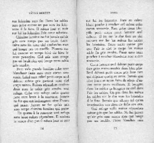 rature de samuel beckett - rature au flou