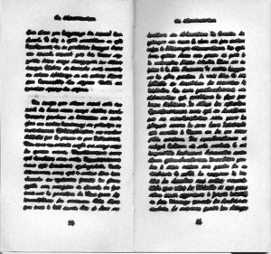 rature de samuel beckett - rature à la biffure