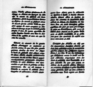 rature de samuel beckett - rature à la biffure