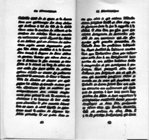 rature de samuel beckett - rature à la biffure