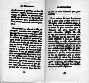 rature de samuel beckett - rature à la biffure