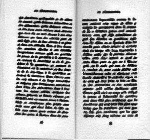 rature de samuel beckett - rature à la biffure