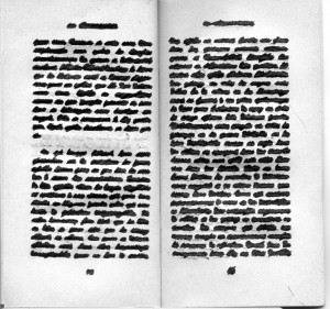 rature de samuel beckett - rature à la biffure