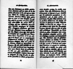 rature de samuel beckett - rature à la biffure