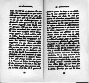 rature de samuel beckett - rature à la biffure