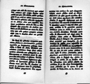 rature de samuel beckett - rature à la biffure