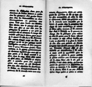 rature de samuel beckett - rature à la biffure