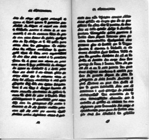 rature de samuel beckett - rature à la biffure