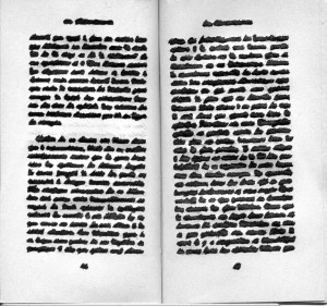 rature de samuel beckett - rature à la biffure