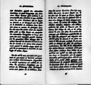 rature de samuel beckett - rature à la biffure