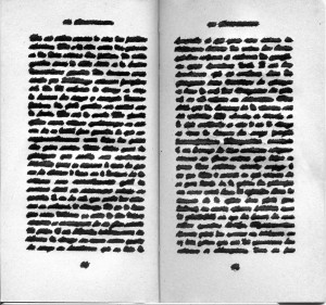 rature de samuel beckett - rature à la biffure