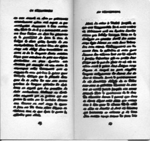 rature de samuel beckett - rature à la biffure