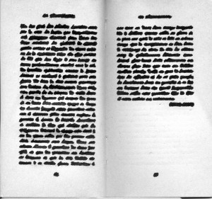 rature de samuel beckett - rature à la biffure