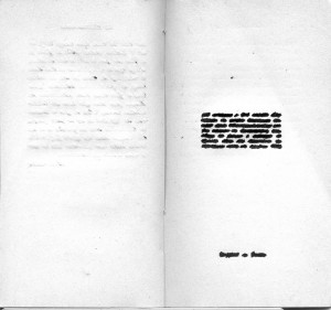 rature de samuel beckett - rature à la biffure