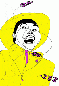 les gens dans le journal :homme au zazouzaz