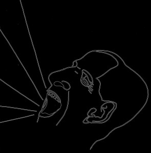 cri tout en noir inversé