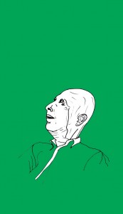 les gens dans le journal : homme au dieu