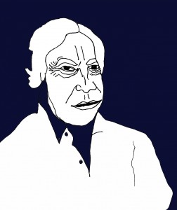 les gens dans le journal : homme fier