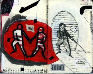 agenda dessiné : 2 et 1 août 2014