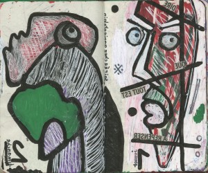 agenda dessiné : 2 et 1 juillet 2017