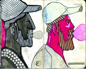 agenda dessiné : 12 et 11 août 2014