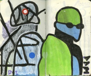 agenda dessiné : 12 et 11 octobre 2017