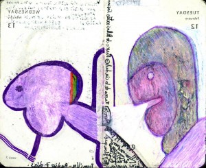 agenda dessiné : 13 et 12 février 2013