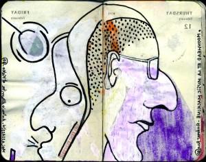 agenda dessiné : 13 et 12 février 2015