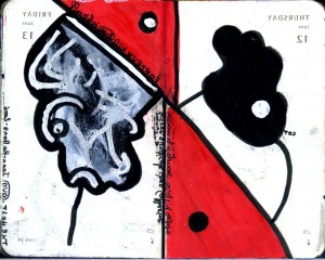 agenda dessiné : 13 et 12 juin 2014