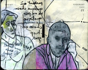 agenda dessiné : 16 et 15 janvier 2015