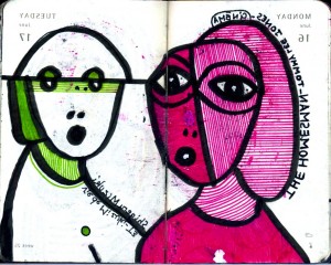 agenda dessiné : 17 et 16 juin 2014