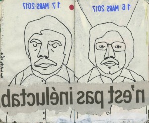 agenda dessiné : 17 et 16 mars 2017