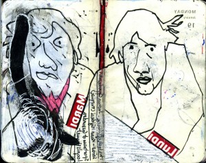 agenda dessiné : 20 et 19 janvier 2015