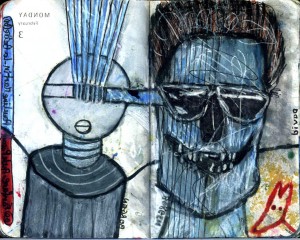 agenda dessiné : 3 et 2 février 2014