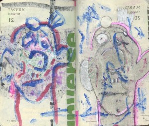 agenda dessiné : 21 et 20 novembre 2016