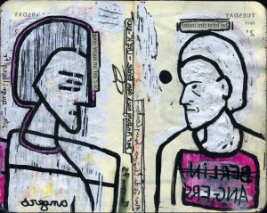 agenda dessiné : 22 et 21 avril 2015