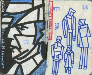 agenda dessiné : 23 et 22 février 2017