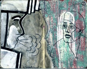 agenda dessiné : 24 et 23 août 2014