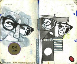 agenda dessiné : 25 et 24 avril 2016