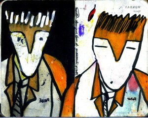 agenda dessiné : 25 et 24 mars 2014