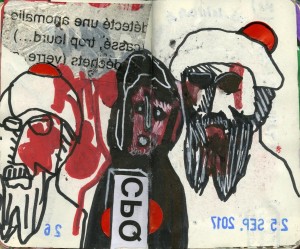 agenda dessiné : 26 et 25 septembre 2017